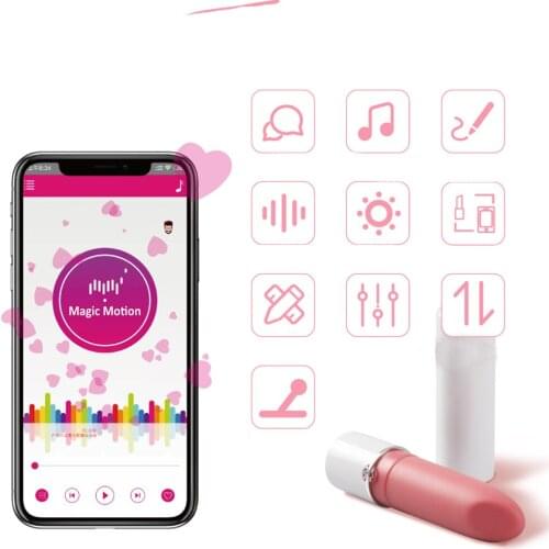 APP Lipstick Mobile Phone Remote Control Vibrating Egg Sex Toys for Women Female Masturbation Portable Vibrator Sex Shop Tools