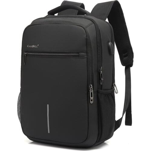 COOLBELL Backpack 15.6 inch USB Laptop Backpack Fashion Business Travel Backpack Anti-theft Waterproof Student Card Backpack