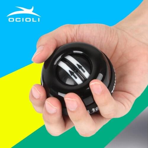 OCIOLI Force Gyroscope Ball Gyroscope Wrist Arm Muscle Force Power Exercise Strengthen Ball Trainer Hand Grips Fitness Equipment