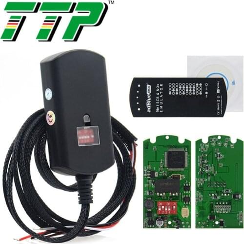 TTP 2019 Free Shipping 9 in 1 Adblue Emulator with Nox Sensor 9IN1 Support Euro 4 5 6 Truck Diagnostic Tool
