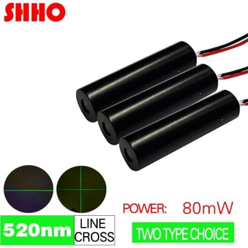 High quality 520nm 80mw green light line or cross laser module Parts of Building Level Instrument laser level accessories