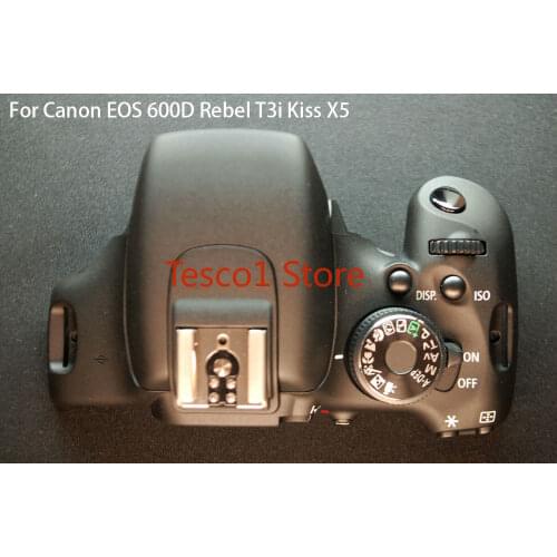 Brand new original For Canon EOS 600D top cover with mode dial switch button and cable repair parts