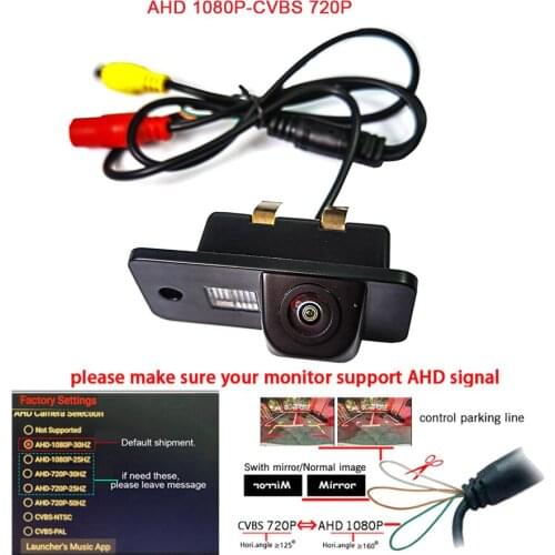 CCD HD car Rear view Reverse Camera for AUDI A3 A4 A5 A6 A6L A8 Q7 S4 RS4 S5 S6 RS6 backup camera Dynamic trajectory PAL NTSC