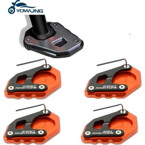 CNC Motorcycle Accessories Kickstand Foot Side Stand Extension Pad For Adventure 1290 1050 1090 1190 Adventure all years