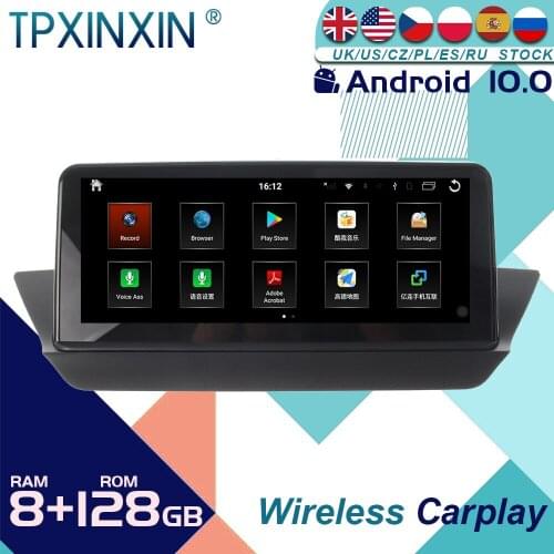 For BMW X1 E84 2009-2015 Android 10 Car Stereo Radio with Screen Radio Player Car GPS Navigation Head Unit Carplay