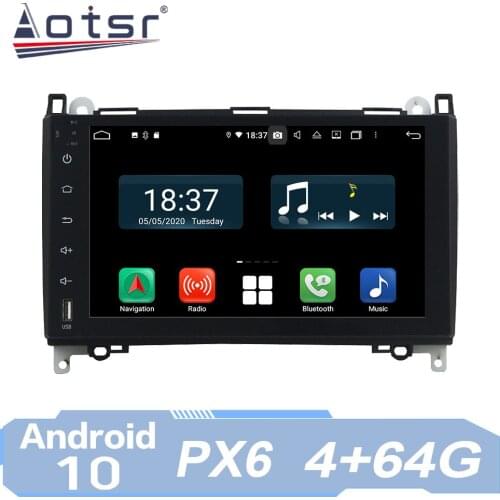 AOTSR Car Auto Android 10 Radio For Mercedes Benz W169 A Class B W245 2005 - 2011 Viano 2009 - 2011 Vito GPS Multimedia Player