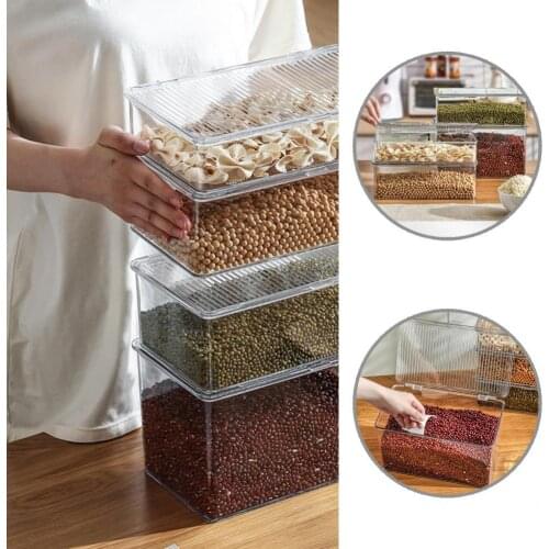 Large-capacity Exquisite Workmanship Stackable Stable Fridge Container for Kitchen