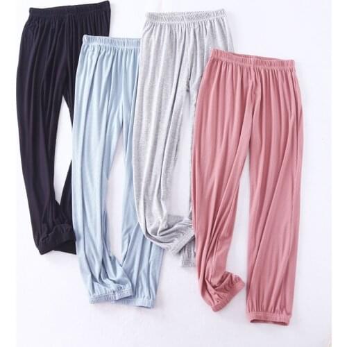New Modal Lantern Womens Trousers Spring Summer Autumn Loose Casual Home Pants Sweatpants for Women Lounge Wear Pajamas Pant