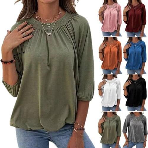 Women's Plain T-shirts DERNMUUR China