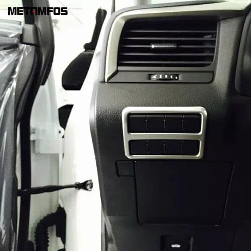 For Lexus RX 2016 2017 Matte Head Light Lamp Control Adjust Button Cover Trim Decoration Sticker Inner Accessories Car Styling