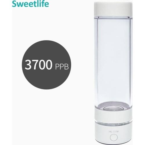 H2 Life Hydrogen Water Generator 9 minutes fast up to max 3700ppb DuPont SPE PEM Dual Chamber Tech H2 Maker lonizer Bottle