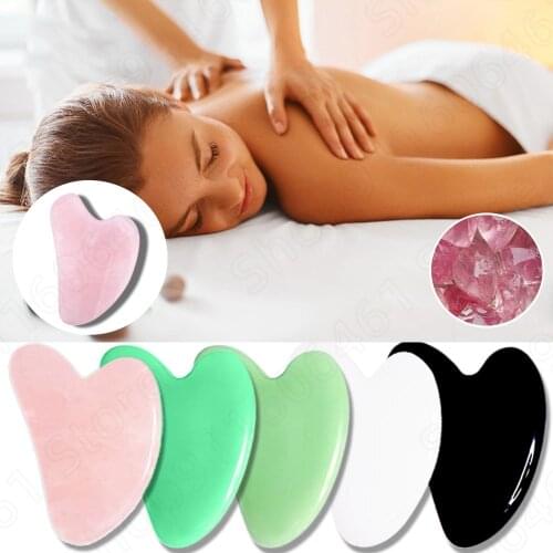 GuaSha Face Massager Tool Stone GuaSha Massage Used for Promoting Blood Circulation Removing Toxins Scraper Gua Sha Massage Tool