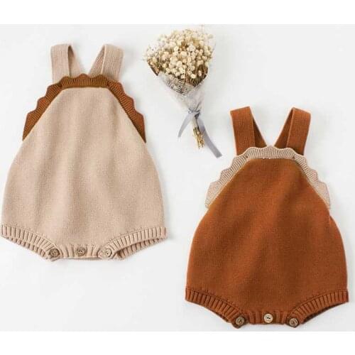 Baby Boys Girls Bodysuits With Woolen Ears Sweaters Buns Butterflies Conjoined Clothes Crawling Baby Jumpsuit Baby Rompers