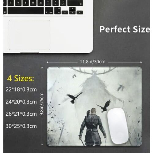 Vikings " Ragnar Lodbrok " Mouse Pad DIY Print Vikings Ragnar Lodbrok Male War Movie Battle Series Tv