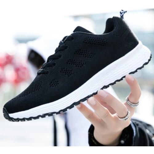 2021 Chunky Sneakers Women Flat Casual Vulcanize Shoes Large Size Fashion Tenis Female Shoes Breathable Fitness Training Sports