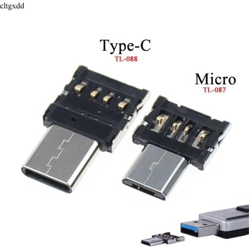 Multi-functional USB Micro USB OTG Adapter Supported for Android USB OTG and Type-C Enabled smartphone Connector