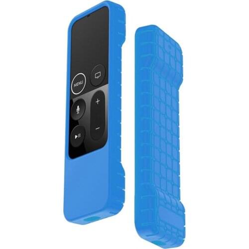Protective Case Soft Silicone Shockproof Remote Control Sleeve Cover Protector for Apple-TV 4K 2021