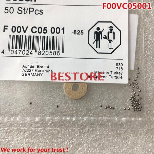 Original injector steel ball F00VC05001 for 0445110189,0445110279