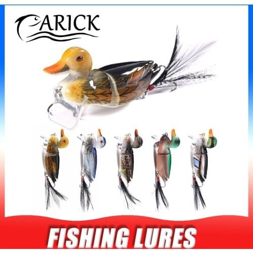 Duck Fishing Lure Wobbler Bionic Bass Fake Bait Duckling Imitation Hand Lure Trembling Swimming Reservoir Carp Fishing Tackle