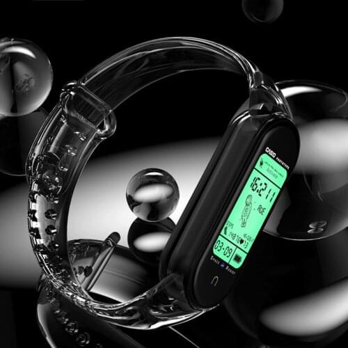 Transparent Bracelet For Xiaomi Mi Band 6 5 4 3 Strap miband6 miband4 silicone Replacement Watchband Xiaomi Mi Band 3 4 Strap