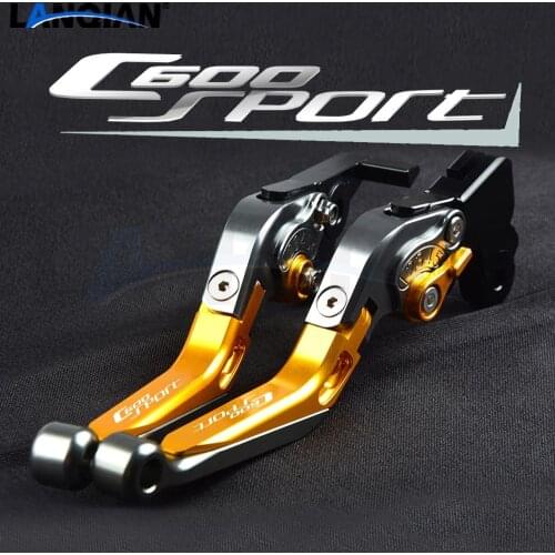 For BMW C600SPORT Motorcycle Adjustable Extendable Foldable Brake Clutch Levers C600 SPORT 2011 2012 2013 2014 2015 Accessories