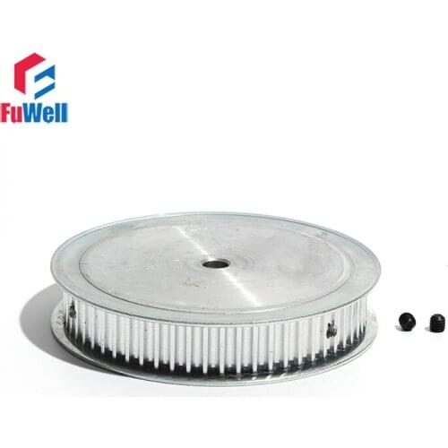 HTD5M-70T Timing Belt Pulley 70Teeth Transmission Pulley 10/12/14/19/20mm Bore 16mm/21mm Belt Width Aluminum Alloy Gear Pulley