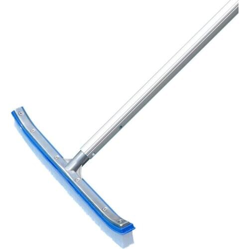 17.7" Pool Brush Head Replacement Heavy Duty Aluminum Back Cleaning Tools with Snap Clip Design for Wall Tile Roof TN88