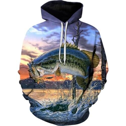 Spring Autumn Hoodie Fishing Clothes Long Sleeve Plus Size Loose Fishing T-shirt Outdoor Sports Fishing Sweatshirt Clothing