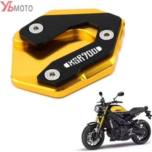 Top brands For YAMAHA XSR900 XSR 900 2018 2019 2020 Motorcycle Side Stand Pad Enlargement Plate Kickstand Extension
