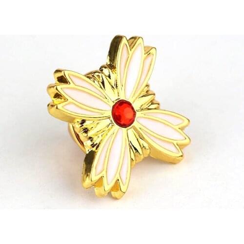 Japan Sitcom Hero Phoenix Wright Ace Attorney Badge Lawyer Prosecutor Judge Metal Badge Suit Pin Brooch