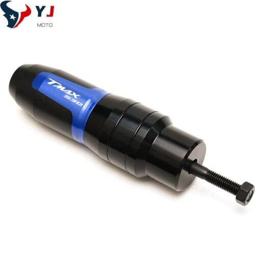 For Yamaha Tmax530 Tmax T-MAX 530 2012-2018 Motorcycle Accessories CNC Falling Crash Pad Protection Exhaust Slider Protector