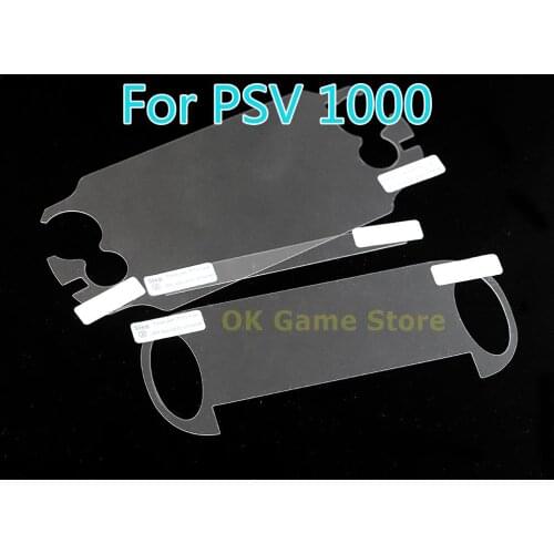 1set Clear Screen Protector LCD Film Front back cover film with cleaning cloth for PSVita1000 PSV 1000 PSVITA PSV1000
