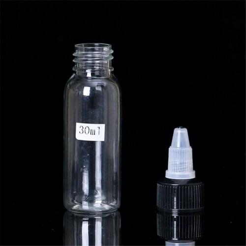 11pcs 30ML squeeze Plastic Tattoo Accessories white Spray Bottle yuelong tattoo Supply Empty Plastic Tattoo Ink Pigment Clear