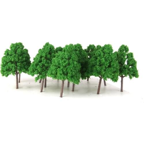 25PCS Plastic Model Trees N Gauge Railroad Supplies Trains Layouts Scenery