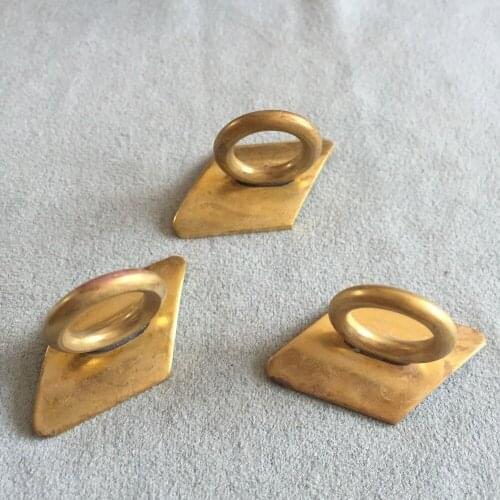 3 pcs N ew Alto sax repair parts Brass body unpainted