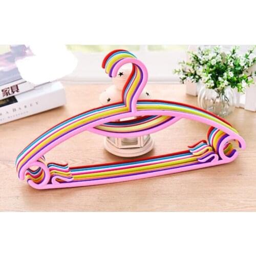 50pcs Clothes Hangers Portable Arc Hook Design Outdoor Clothes Drying Rack Plastic Hangers