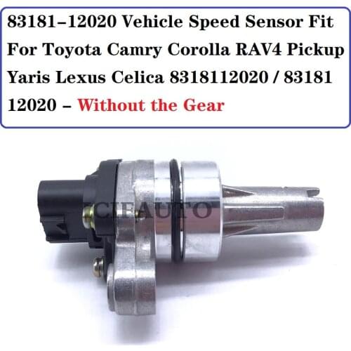 83181-12020 Vehicle Speed Sensor For Toyota Camry Corolla Tundra Lexus Chevrolet Geo Prizm SC180 / 5S4885 / SU6217 / 8318112020