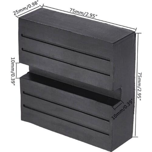 Vehicle Repair Car Jacks & Lifting Equipment Accessories, Square Universal Slotted Frame Rail Floor Jack Guard Pad Adapter