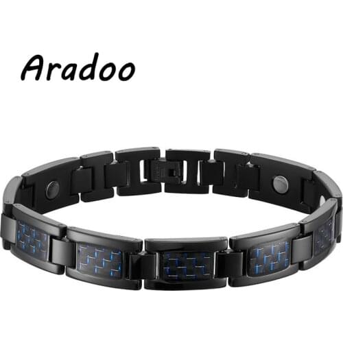 Stainless Steel Bracelet Titanium Steel Jewelry Germanium Magnet Energy Bracelet Fashion Jewelry Holiday gift