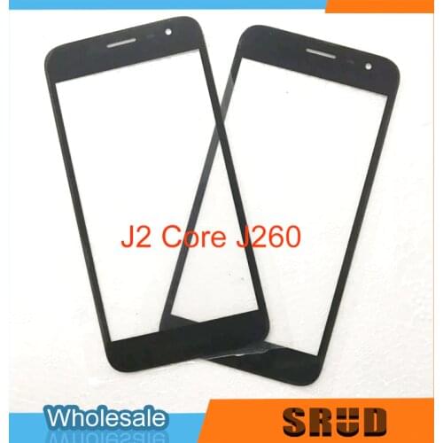 10pcs Black Outer Glass With OCA Laminated Service For Samsung Galaxy J2 2015 J200 Pro 2018 J250 Core J260