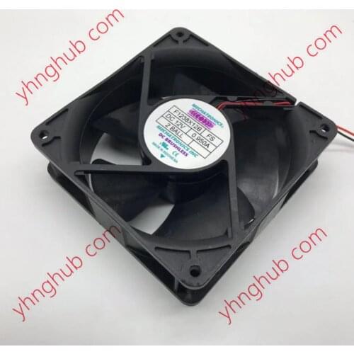 MECHATRONICS F1238X12B DC 12V 0.950A 120x120x38mm 2-Wire Server Cooling Fan