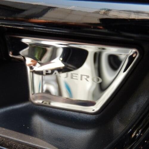 Stainless steel interior inner door handle bowl covers for Mitsubishi Pajero IV V80 Montero Limited Super Exceed Shogun