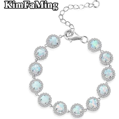 Белые браслеты Kimfaming China At AliExpress