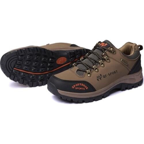 Men Women Hiking Shoes Outdoor Walking Jogging Trekking Boots Mountain Climbing Sport Male Waterproof Sneakers Athletic Non-slip