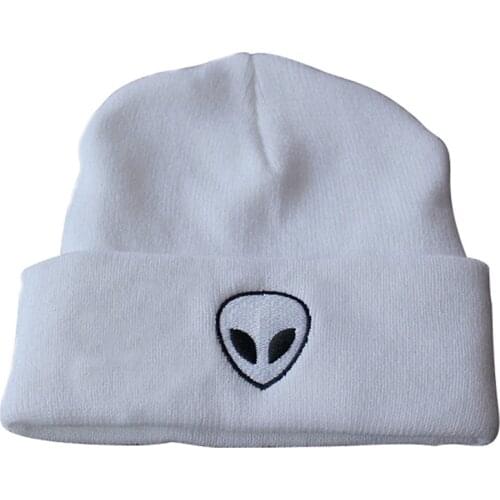 Cool Embroidery Skull Head Beanies For Men Winter Cap Womens Acrylic Black Skiing Hat Stretch Hip-Hop Skullies Warm Hats Male