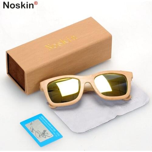 2021 New Arrival Hand made Bamboo Mirror Coating Large SIze 54mm Polarized Mens Sunglasses Fashion Eye Glasses for Men Male