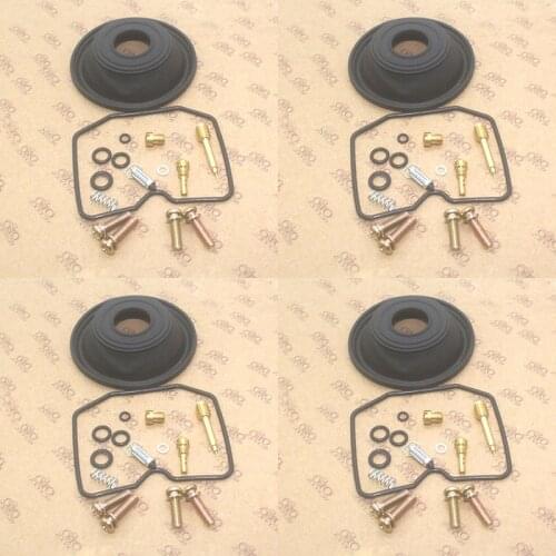 For GPZ400R ZX400 GPZ400 GPZ ZX 400 R Motorcycle carburetor repair kit floating needle gasket air screw Diaphragm