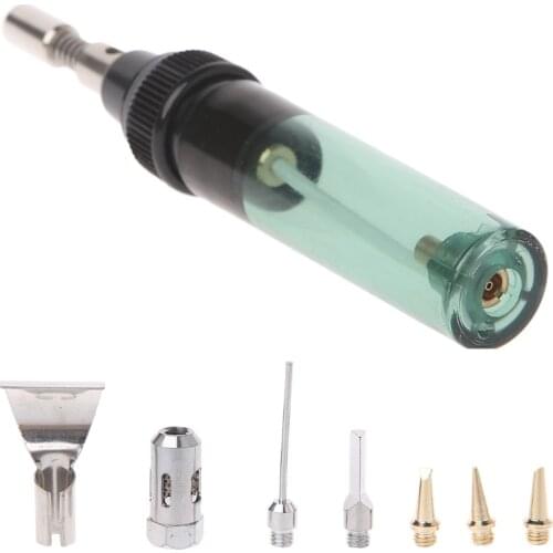 Butane Gas Soldering Iron Tips Set For Electric Blow Torch Gun Wireless Portable