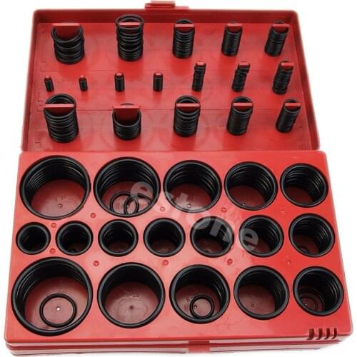 Portable 419 pc Universal O-Ring Assortment Kit Garage Plumbing Metric Automotive Mechanics C45