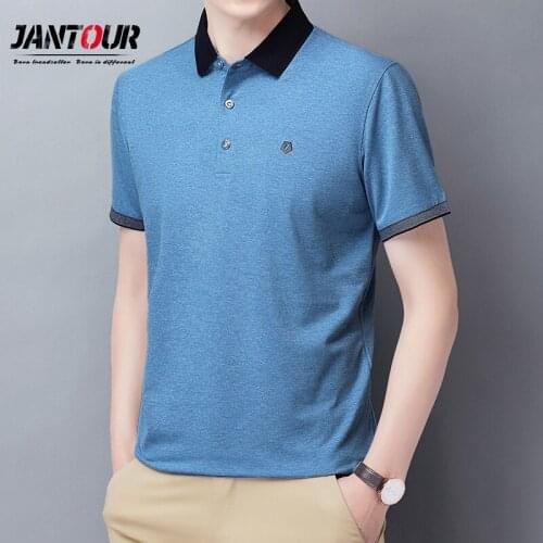 2021 New Arrival Polo Shirt Men Short Sleeve Summer Colored cotton Shirt Business Fashion Polo Shirts Male Tops Clothes M-4xl
